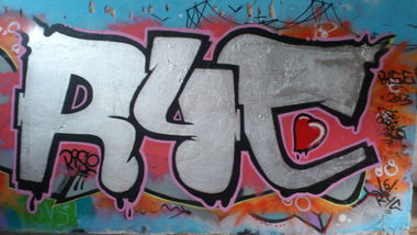 Graffiti Bombing - Photo by MrRise - rise, ryc, 161 (2013)
