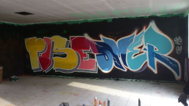 Graffiti Wall - Photo by MrRise - rise, omres, ryc (2013)