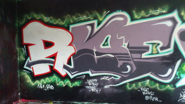 Graffiti Wall - Photo by MrRise - rise, 161, ryc (2013)