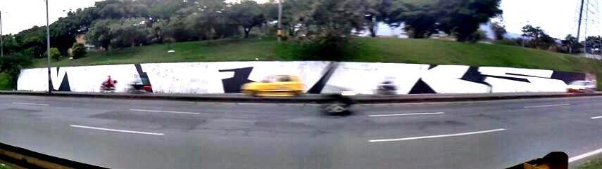 Graffiti Bombing - Photo by MrShifo - MFK, MadaFatKap (2014)