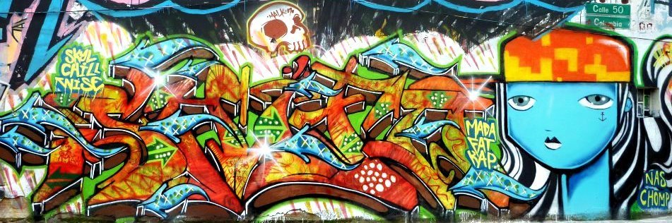 Graffiti Wall - Photo by MrShifo - MFK, MadaFatKap, Colombia (2011)