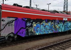 Graffiti Wall in Bayreuth - Photo by MrTaube - NILS, QUICK, JRS (2016)