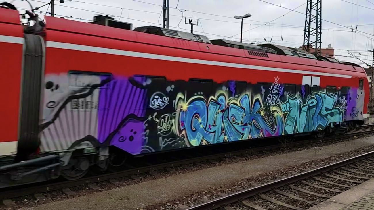 Graffiti Wall in Bayreuth - Photo by MrTaube - NILS, QUICK, JRS (2016)