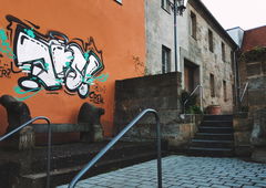 Graffiti Wall in Bayreuth - Photo by MrTaube - JRSC, Bayreuth