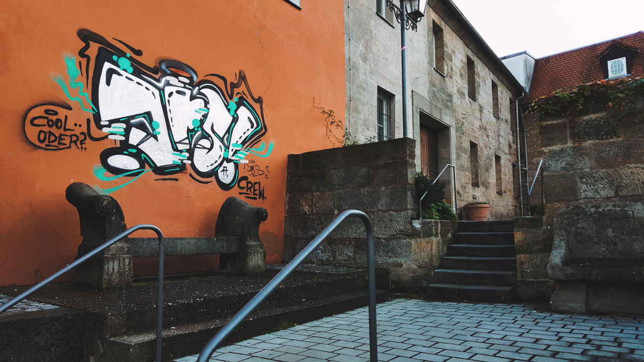 Graffiti Wall in Bayreuth - Photo by MrTaube - JRSC, Bayreuth