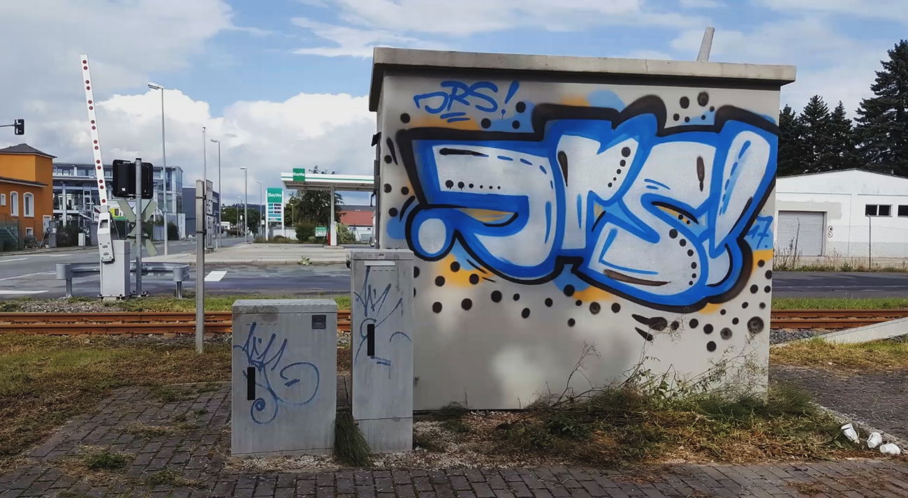 Graffiti Wall in Bayreuth - Photo by MrTaube - JRS, Bayreuth