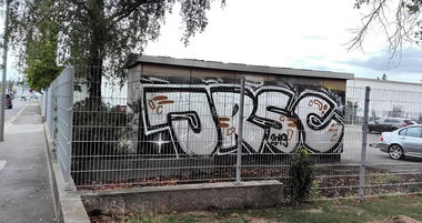 Graffiti Wall in Bayreuth - Photo by MrTaube - JRSC, Bayreuth