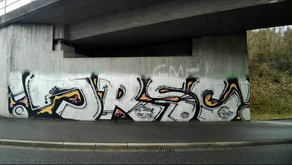 Graffiti Wall in Bayreuth - Photo by MrTaube - JRSC, BAYREUTH