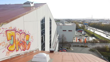 Graffiti Wall in Bayreuth - Photo by MrTaube - JRSC, Bayreuth