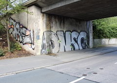 Graffiti Wall in Bayreuth - Photo by MrTaube - JRS, Bayreuth