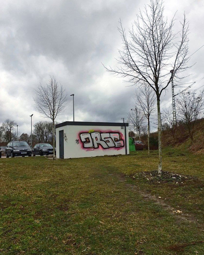 Graffiti Wall in Bayreuth - Photo by MrTaube - JRS, Bayreuth