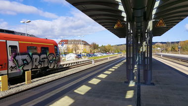 Graffiti Wall in Bayreuth - Photo by MrTaube - JRSC, BAYREUTH