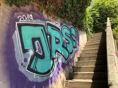 Graffiti Wall in Bayreuth - Photo by MrTaube - JRSC, BAYREUTH