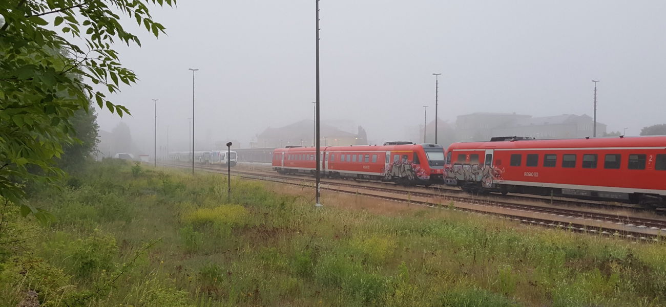Graffiti Train in Bayreuth - Photo by MrTaube - Bayreuth, JRSC, NILS