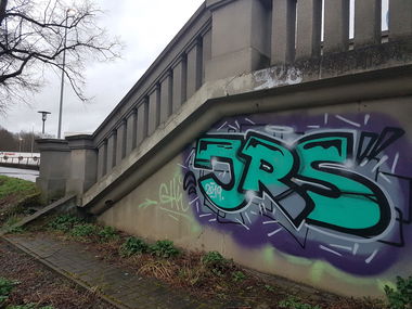 Graffiti Wall in Bayreuth - Photo by MrTaube - JRSCREW, JRSC, JRS