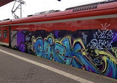 Graffiti Wall in Bayreuth - Photo by MrTaube - NILS, QUICK, JRS (2016)