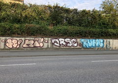 Graffiti Wall in Bayreuth - Photo by MrTaube - Bayreuth, JRSC, DEO