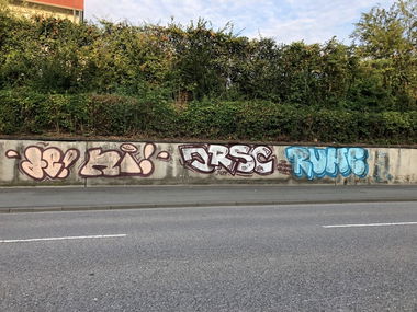 Graffiti Wall in Bayreuth - Photo by MrTaube - Bayreuth, JRSC, DEO