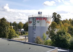 Graffiti Wall in Bayreuth - Photo by MrTaube - JRSC, Bayreuth