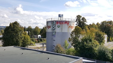 Graffiti Wall in Bayreuth - Photo by MrTaube - JRSC, Bayreuth