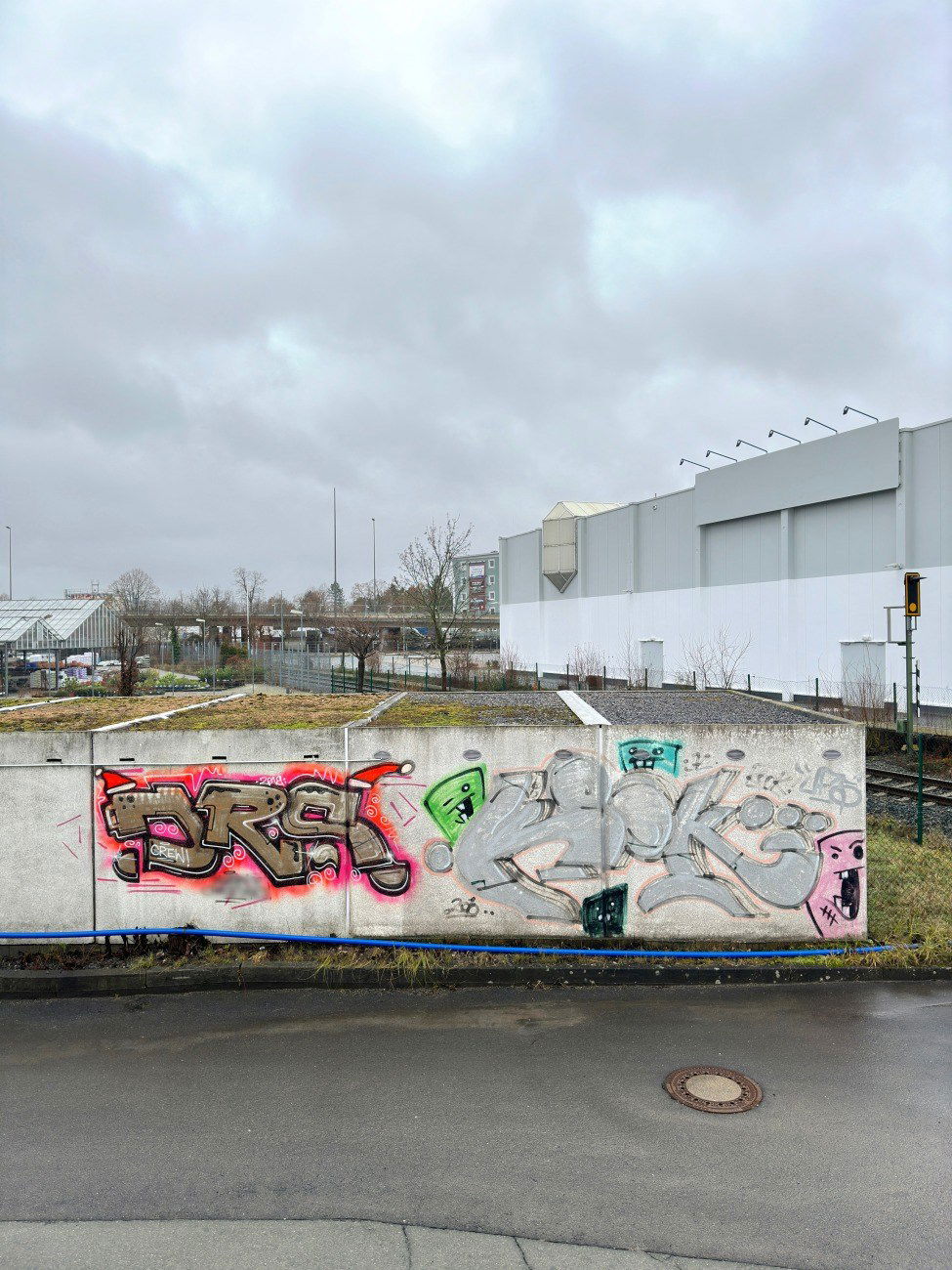 Graffiti Wall in Bayreuth - Photo by MrTaube - JRSC, Bayreuth, Xmas