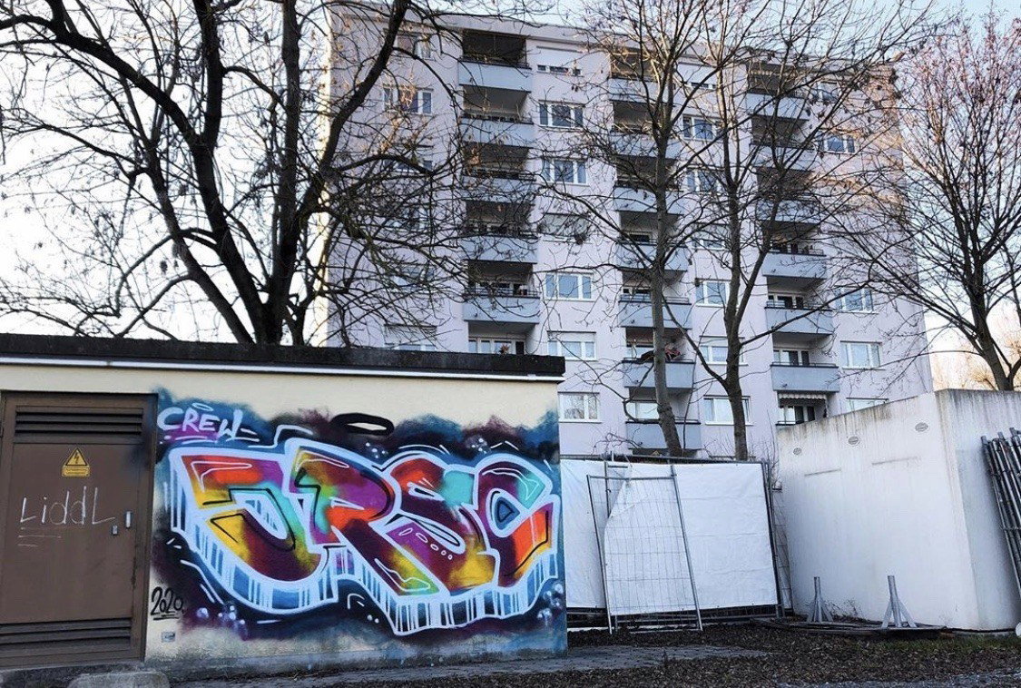 Graffiti Wall in Bayreuth - Photo by MrTaube - JRSC