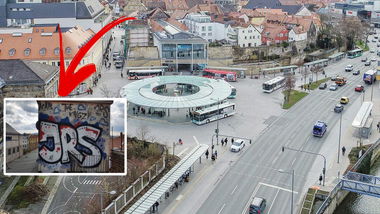 Graffiti Wall in Bayreuth - Photo by MrTaube - Rooftop, Bayreuth, Jrs