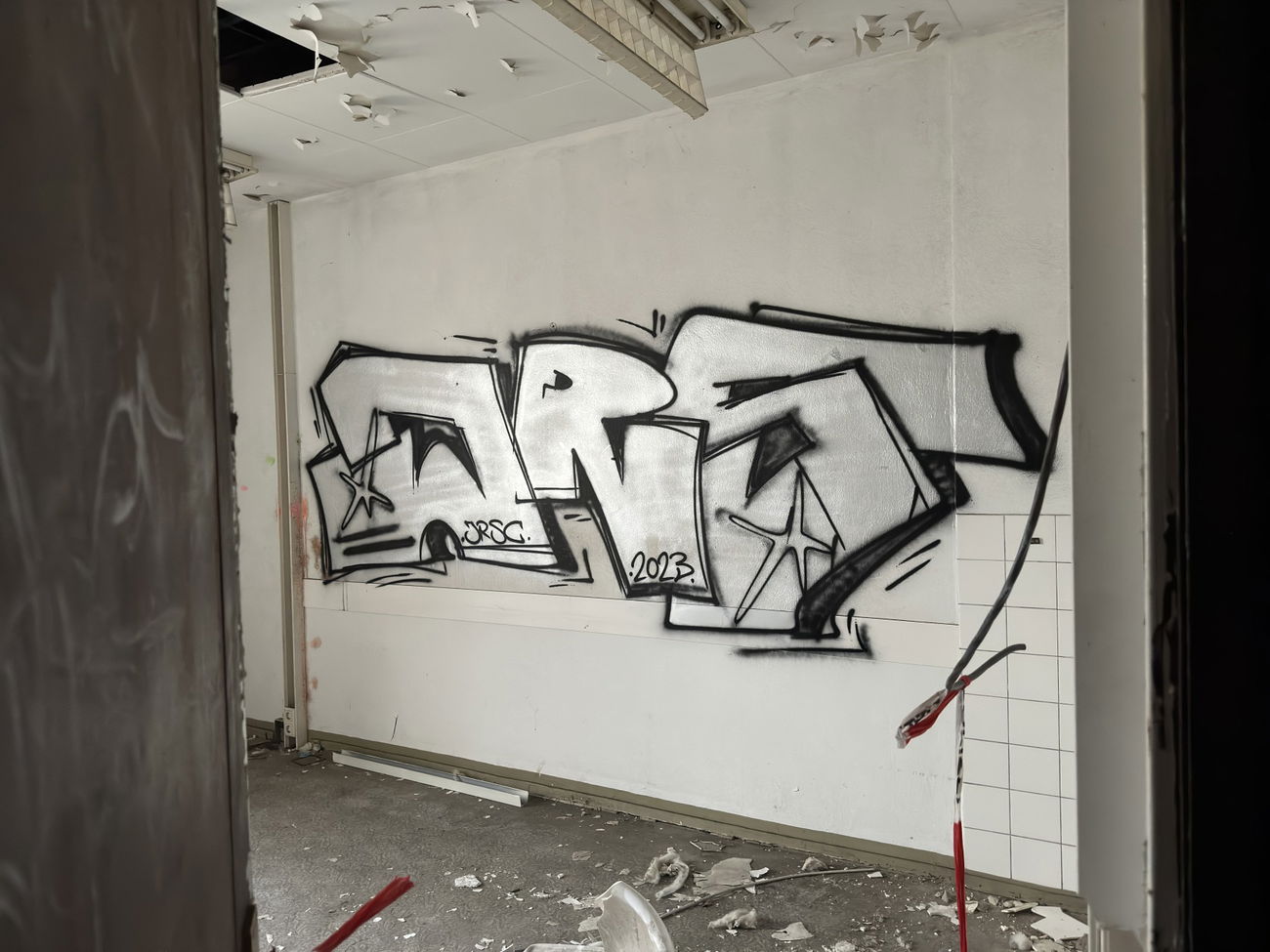 Graffiti Wall in Bayreuth - Photo by MrTaube - JRSC, Bayreuth