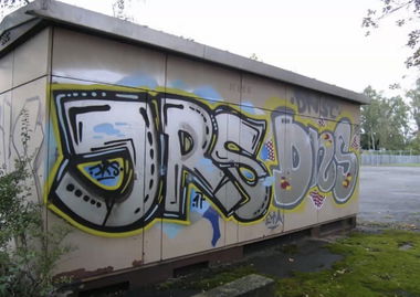 Graffiti Wall in Bayreuth - Photo by MrTaube - JRS, Bayreuth