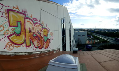 Graffiti Wall in Bayreuth - Photo by MrTaube - JRSC, BAYREUTH