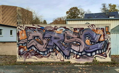 Graffiti Wall in Bayreuth - Photo by MrTaube - JRSC, BAYREUTH