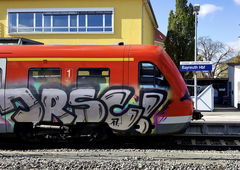 Graffiti Train in Bayreuth - Photo by MrTaube - JRSC, BAYREUTH