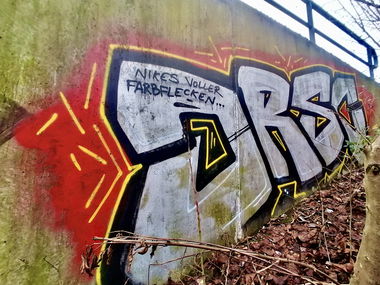 Graffiti Wall in Bayreuth - Photo by MrTaube - JRSC, Bayreuth