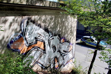 Graffiti Wall in Bayreuth - Photo by MrTaube - JRSCREW, JRS, JRSC