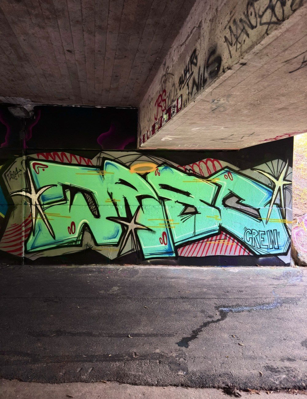 Graffiti Wall in Bayreuth - Photo by MrTaube - JRSC, Bayreuth