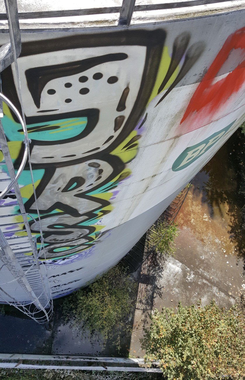 Graffiti Wall in Bayreuth - Photo by MrTaube - JRSC, Bayreuth