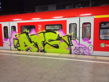Graffiti Train in Köln - Photo by MrWoHooo - ATS (2013)