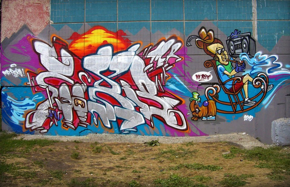Graffiti Wall in Rostov - Photo by Mr_Fooks - Mr., Fooks, Mr_Fooks (2010)
