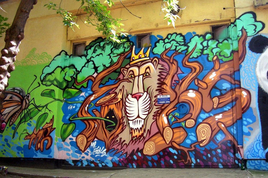 Graffiti Wall in Moscow - Photo by Mr_Fooks - Mr., Fooks, Mr_Fooks (2010)