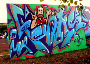 Graffiti Wall in Moscow - Photo by Mr_Fooks - Mr., Fooks, Mr_Fooks (2011)