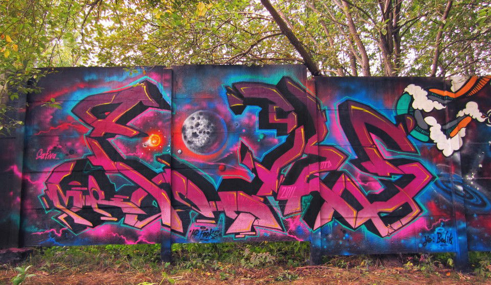 Graffiti Wall in Russia - Photo by Mr_Fooks - Mr., Fooks, Mr_Fooks (2011)