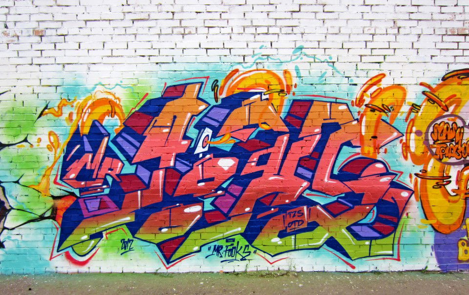 Graffiti Wall in Klin - Photo by Mr_Fooks - Mr., Fooks, Mr_Fooks (2012)
