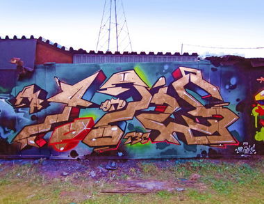 Graffiti Wall in Moscow - Photo by Mr_Fooks - Mr., Fooks, Mr_Fooks (2012)