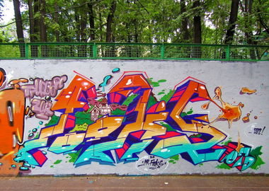 Graffiti Wall in Moscow - Photo by Mr_Fooks - Mr., Fooks, Mr_Fooks (2012)