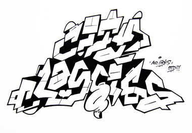 Graffiti Sketch - Photo by Mr_Fooks - Mr., Fooks, Mr_Fooks (2013)