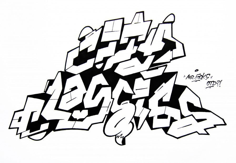 Graffiti Sketch - Photo by Mr_Fooks - Mr., Fooks, Mr_Fooks (2013)