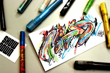 Graffiti Sketch - Photo by Mr_Mind - Mind, Mister, Mind (2013)