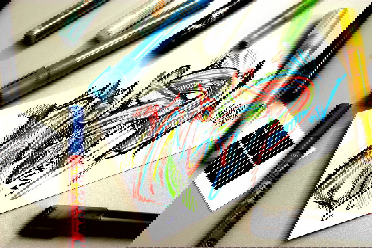 Graffiti Sketch - Photo by Mr_Mind - Mind, Mister, Mind (2013)