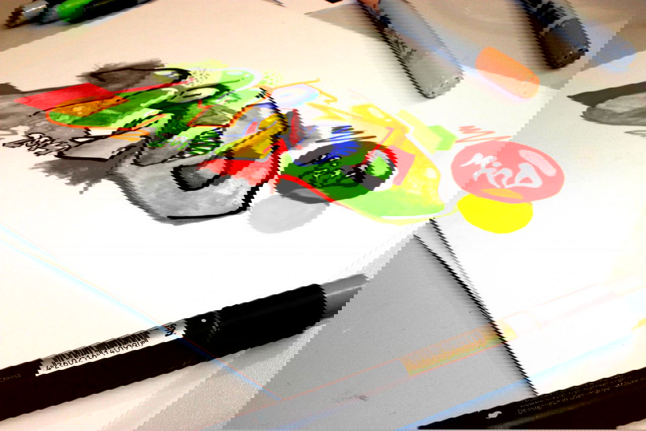 Graffiti Sketch - Photo by Mr_Mind - Mind, Mister, Mind (2014)