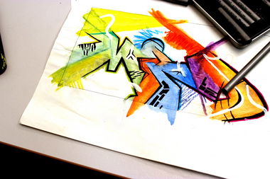 Graffiti Sketch - Photo by Mr_Mind - Mind, Mister, Mind (2013)